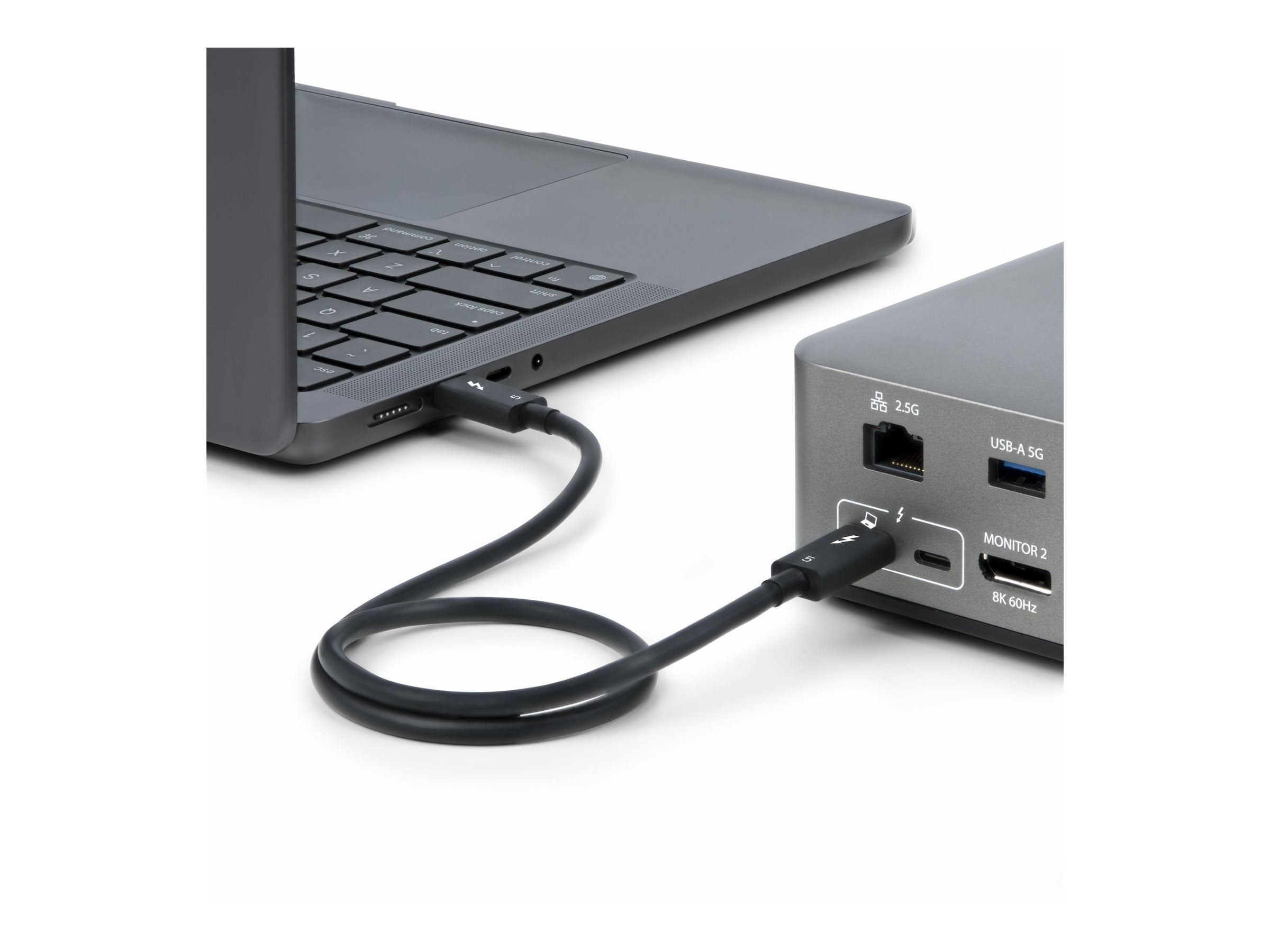 STARTECH.COM 1m Thunderbolt 5 Kabel 80Gbps 120Gbps 240W PD 8K60Hz Thunderbolt-zertifiziertes Kabel TB4 USB4 USB-C