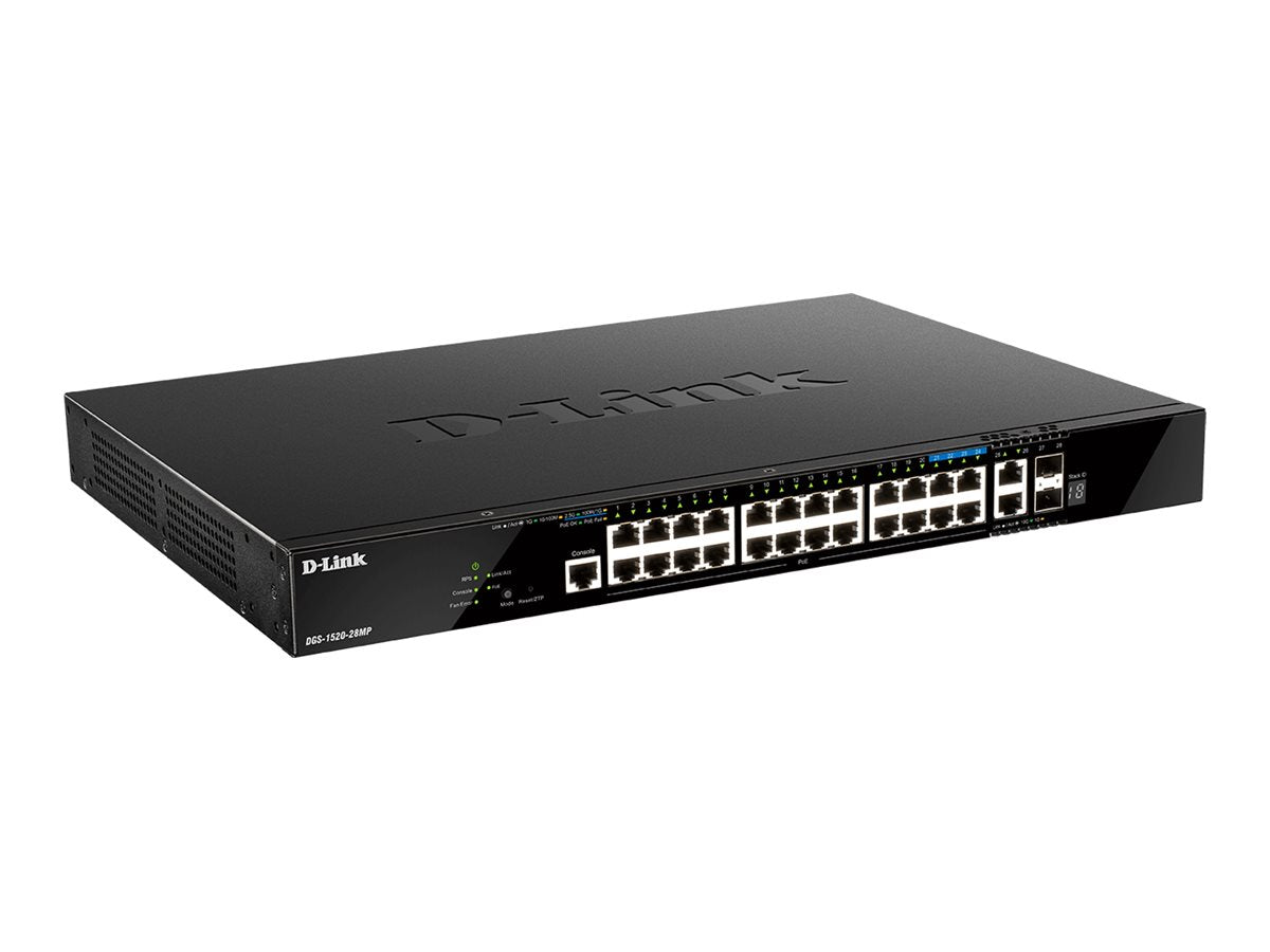 D-LINK DGS-1520-28MP/E Vorderansicht