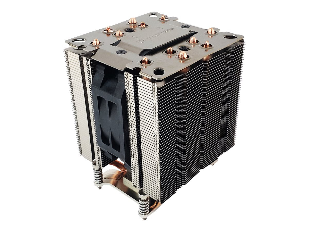 DYNATRON A49 AMD AM4 AM5 Kuehler 4U Heatpipes mit Aluminiumsockel und Aluminiumlamellenstapel Aktiv mit PWM und bis zu 170W TDP