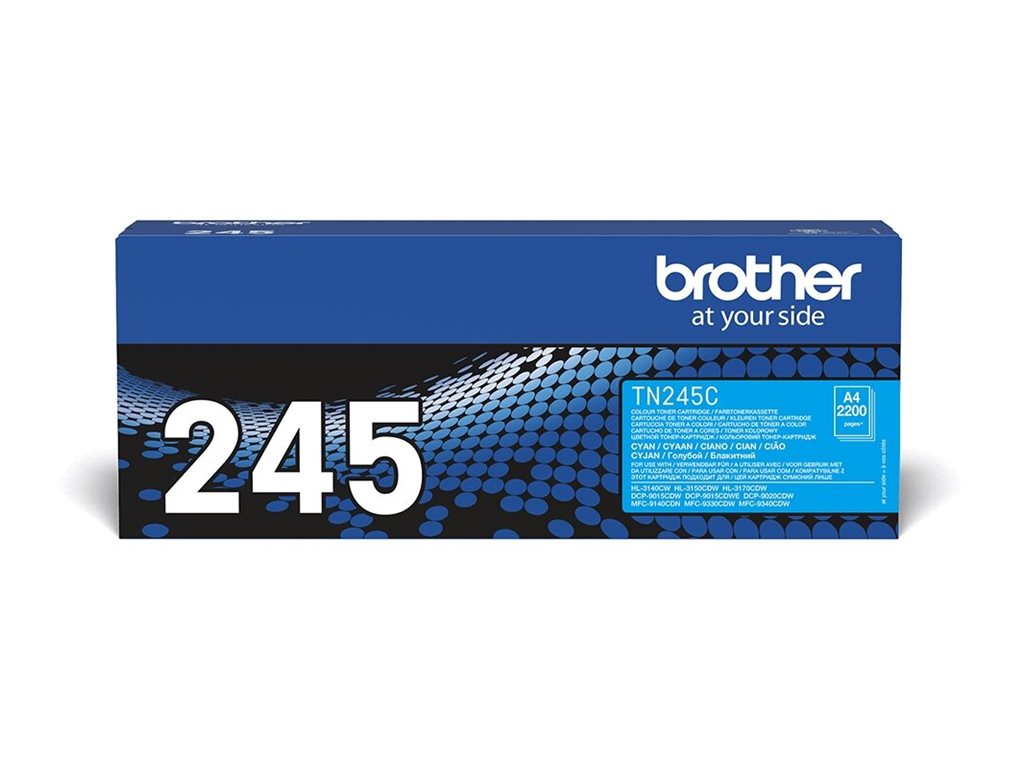 BROTHER HL-3140CW/3150CDW/3170CDW Toner cyan hohe Kapazität Vorderansicht