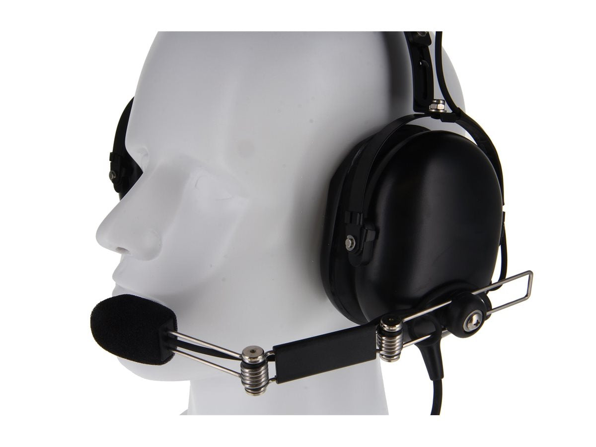 COPACKS Hörsprechgarnitur Piloten Headset Vorderansicht