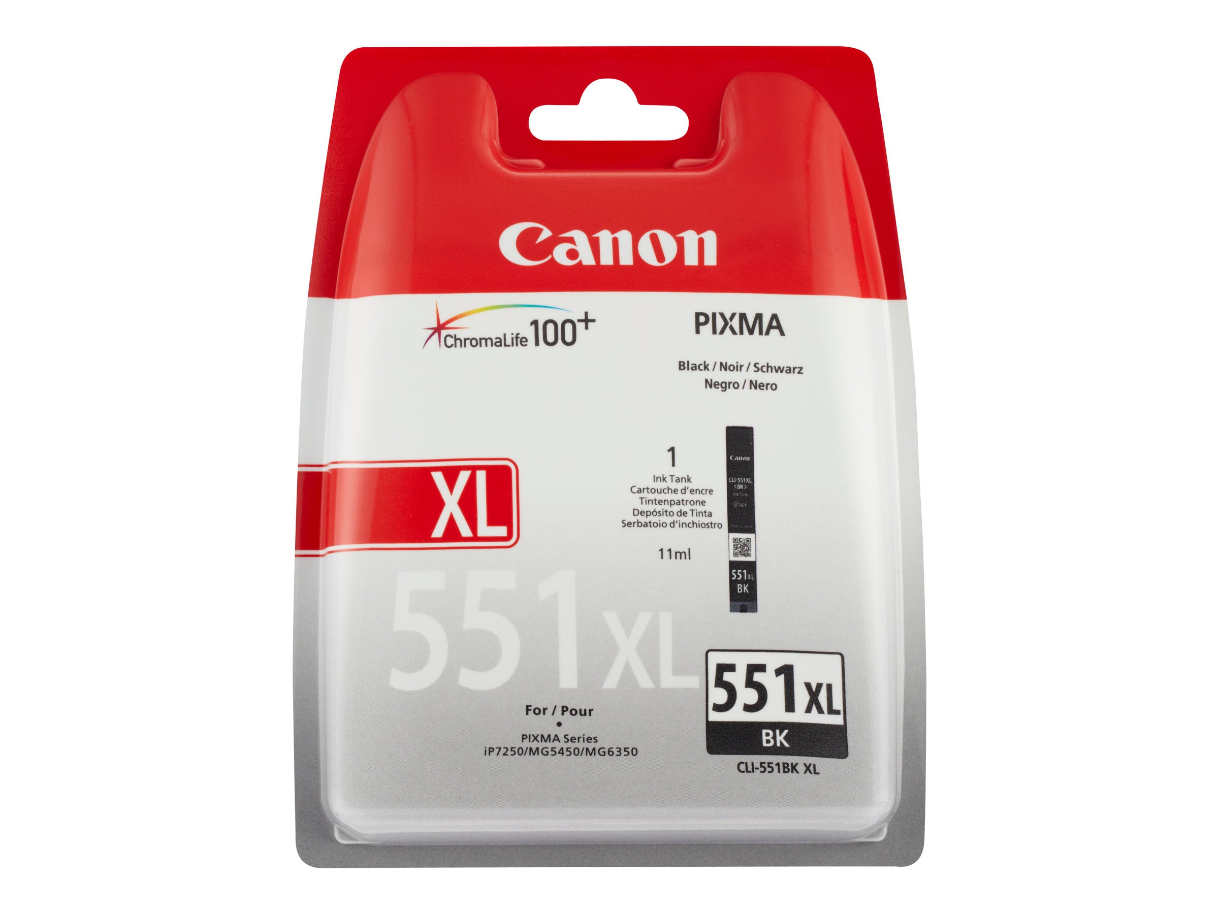 CANON 1LB CLI-551XLBK Tintenbehälter schwarz hochkapazität Verpackung