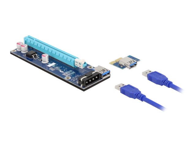 DELOCK Riser Karte PCI Express x1 zu x16 Vorderansicht