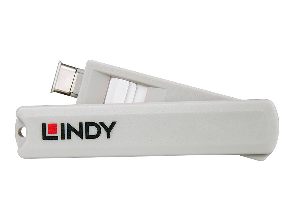 LINDY USB Typ C Port Schloss weiss - Verpackung