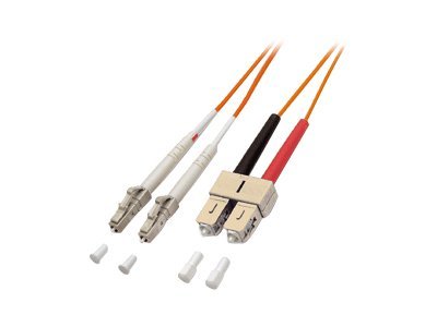 EFB LWL Kabel Duplex Jumper LC-SC 50/125 OM3 10 Meter - Vorderansicht