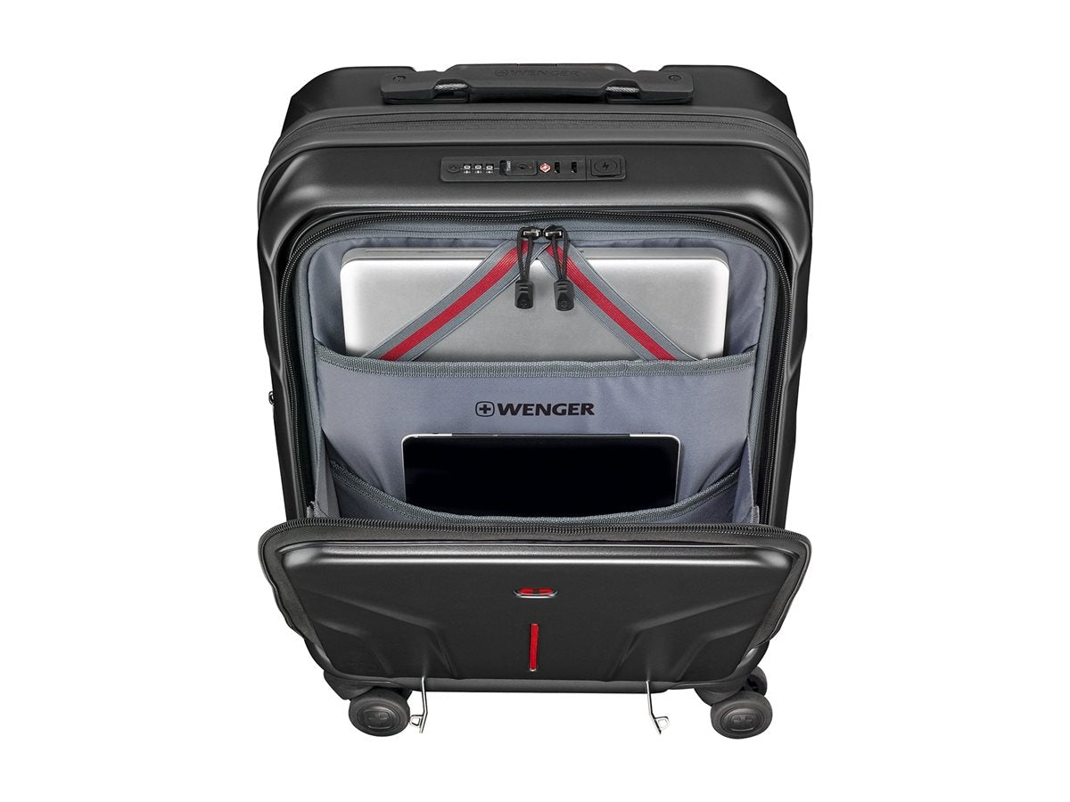 WENGER Amplix Hardside Carry-On Black Detailansicht