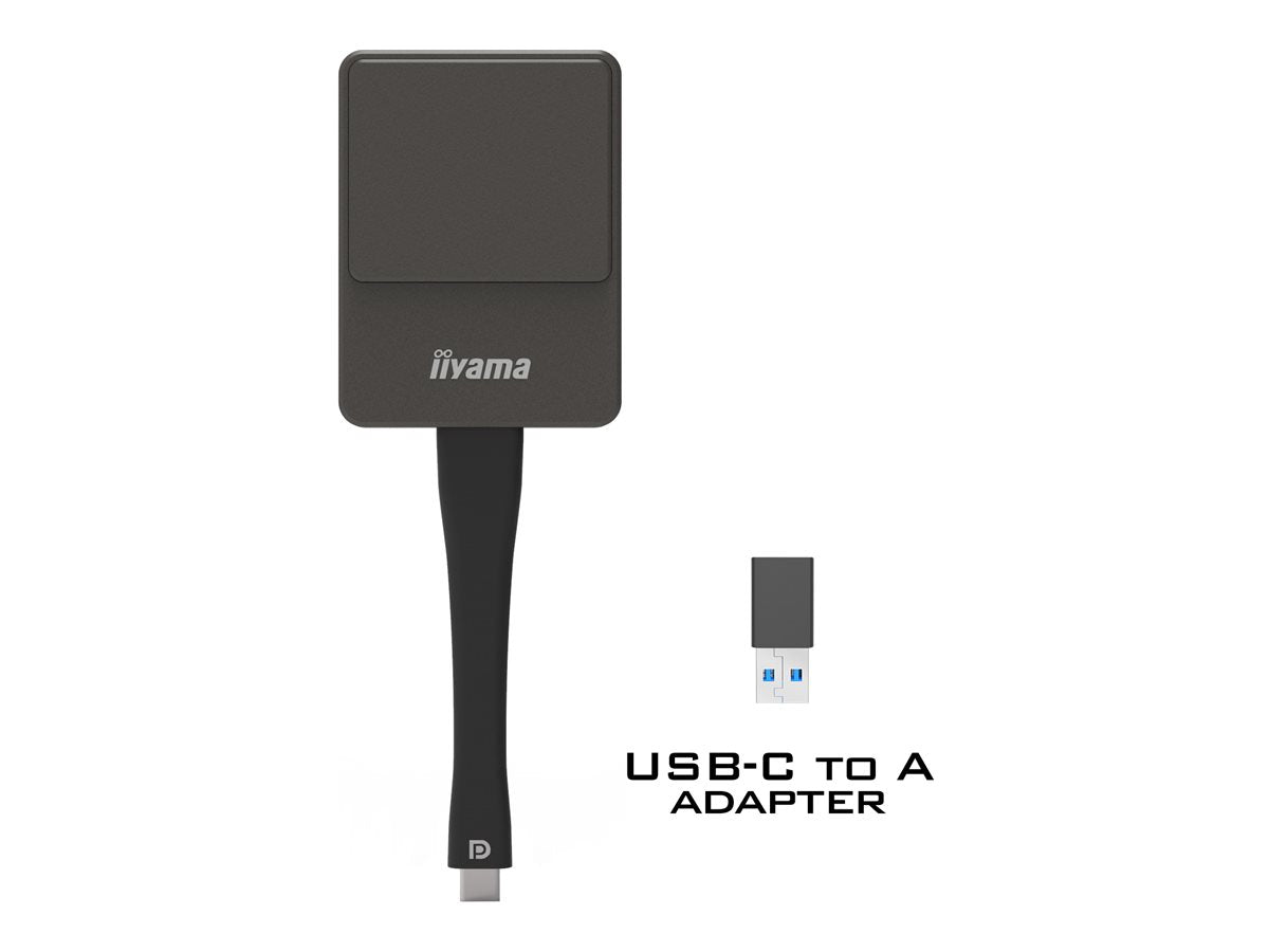 IIYAMA WP D002C E-Share USB-C DP-Alt Dongle Vorderansicht