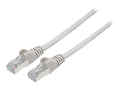 INTELLINET Cat6aPro Kabel 0,25m grau Anschluss