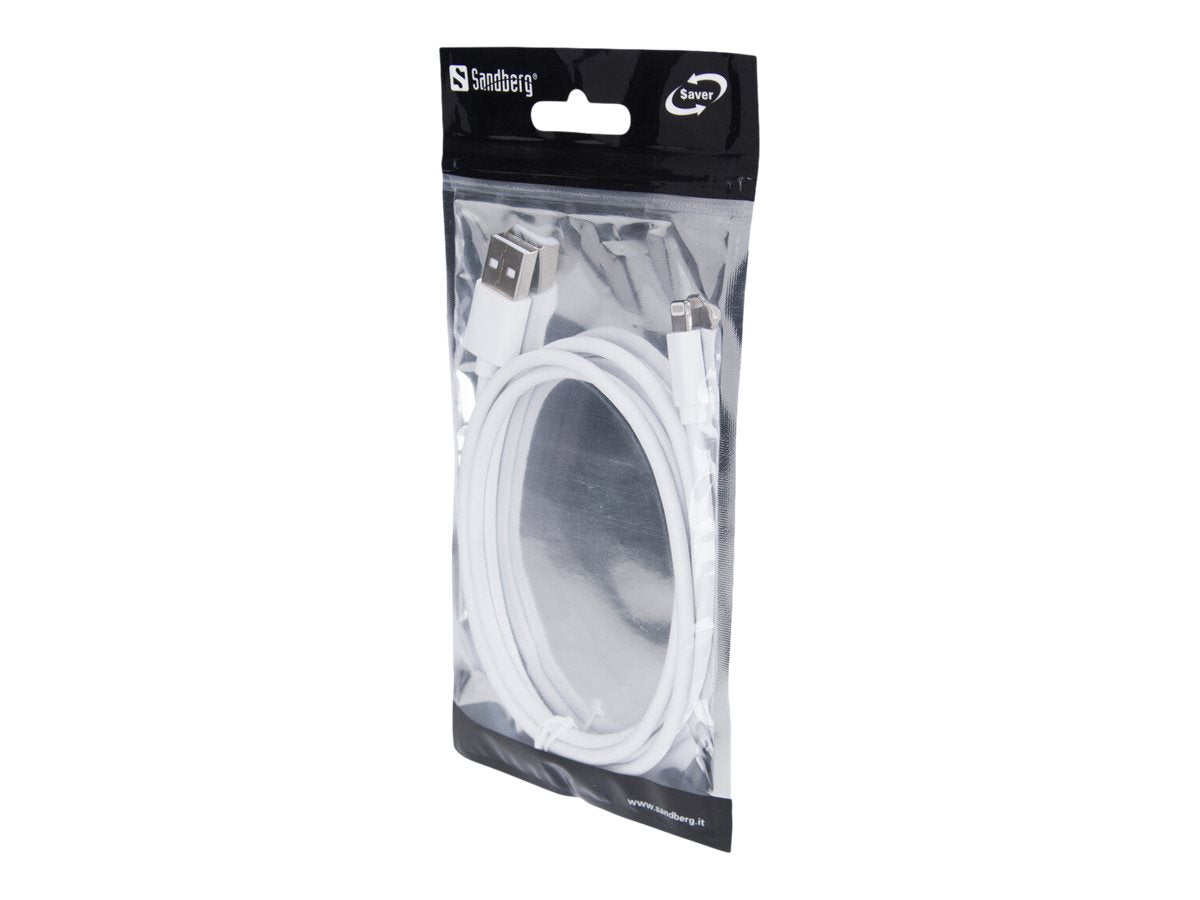 SANDBERG SAVER USB-Lightning 1m MFI Kabel Vorderansicht