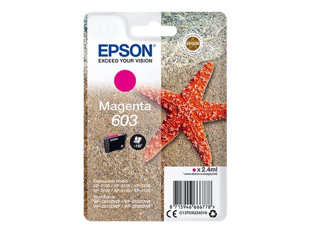 EPSON 1LB Singlepack Magenta 603 Ink w/s Verpackung