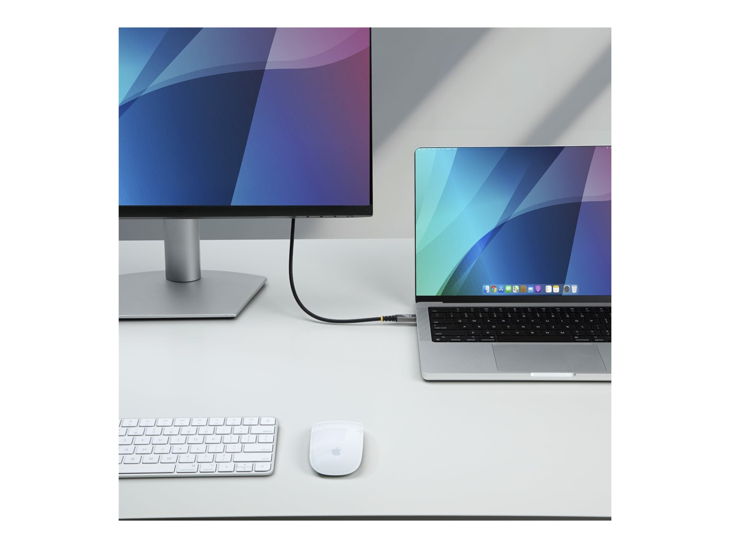STARTECH.COM 50cm USB4 Kabel 80Gbps USB-IF-zertifiziertes USB-C Ladekabel 240W 8K 120Hz-4K 240Hz DP2.1monitorkabel Thunderbolt 4