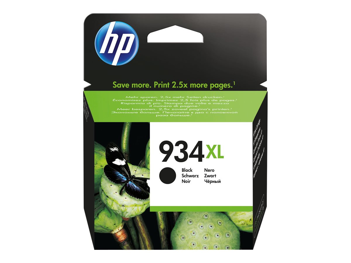 HP 934XL original Tintenpatrone C2P23AE BGX schwarz Verpackung