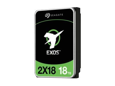 SEAGATE EXOS 2X18 SAS 16TB Festplatte Vorderansicht