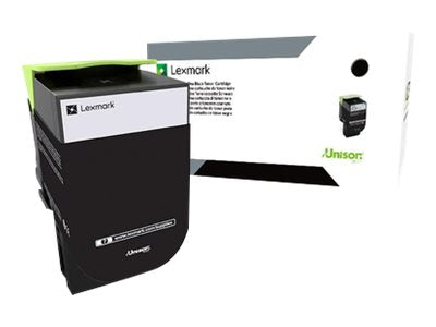 LEXMARK High Yield Toner Regular Open Channel Schwarz Vorderansicht