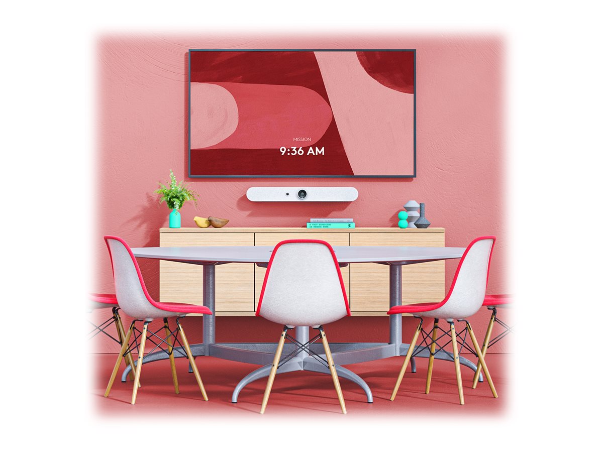 LOGITECH Rally Bar Mini - OFF-WHITE - EMEA - PLUG - SOUTH AFRICA/NAMIBIA