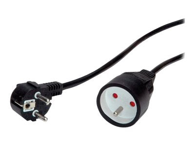 VALUE Schutzkontakt-Verlängerungskabel 230VAC UTE Version weiss 3m - Vorderansicht