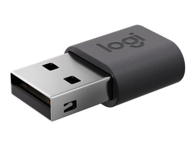 LOGITECH USB-A to C Adaptor Graphite Vorderansicht