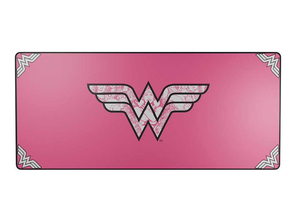 LEXIP X WARNER Wonder Woman Pink XXL Mousepad Vorderansicht
