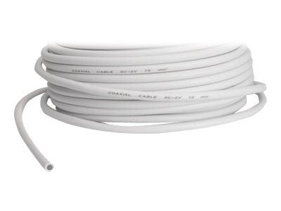 VALUE Koaxialkabel RG-59 schwarz 100m Vorderansicht