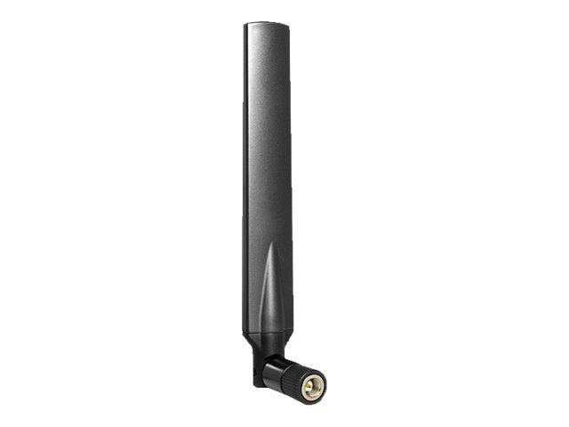 DELOCK Antenne LTE SMA Band 1/3/7/20 -5 -2,8 dBi omni Gelenk schwarz - Vorderansicht