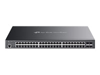 TP-LINK SG3452XMPP Omada 48-Port Gigabit 4-Port 10GE SFP+ L2+ Managed Switch 40x PoE+ 8x PoE++