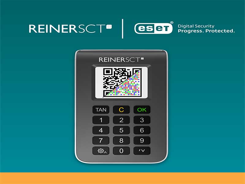 REINER SCT tanJack photo QR + ESET Home Security Premium